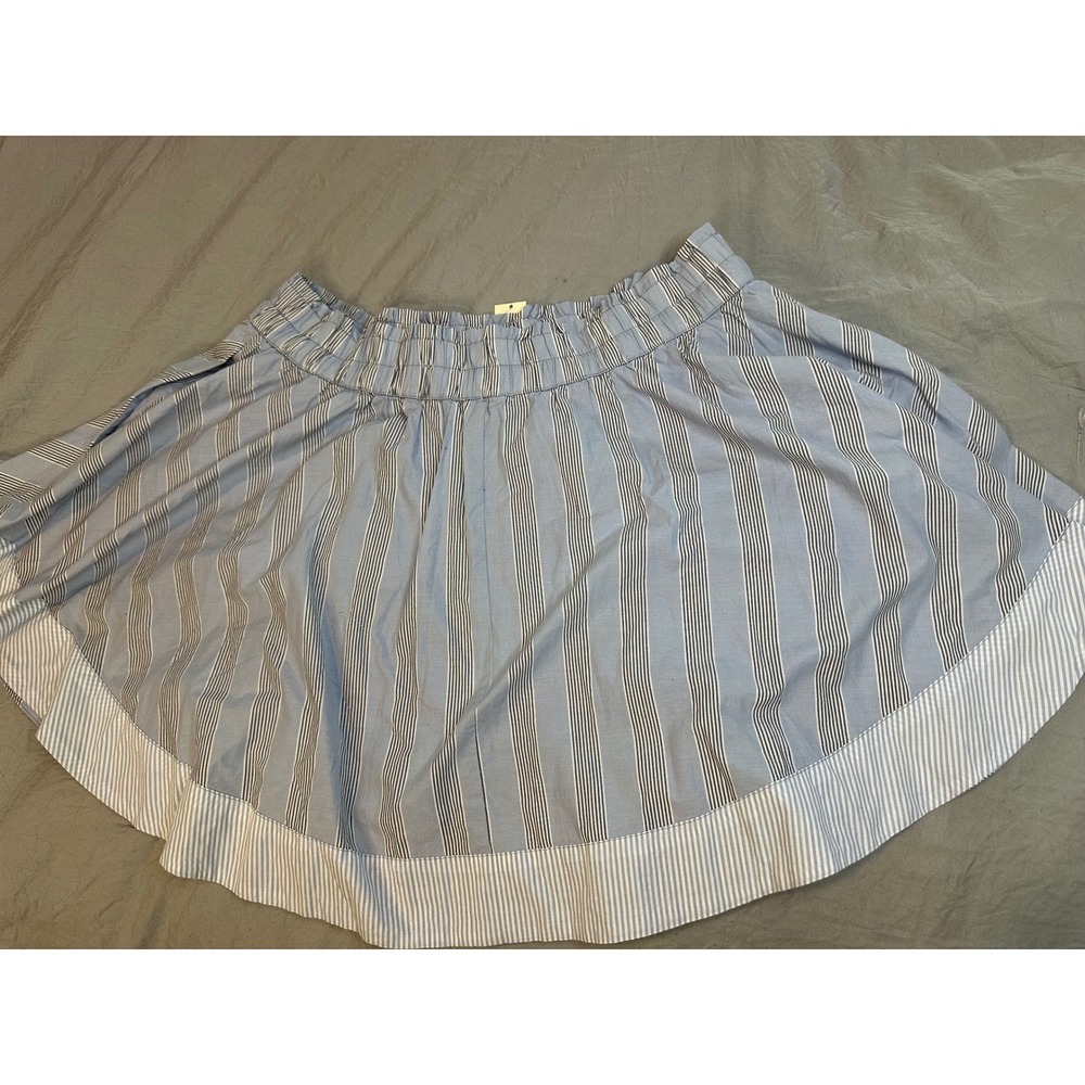 Aerie boxer skort striped white Waist Large NWT - Picture 4 of 9
